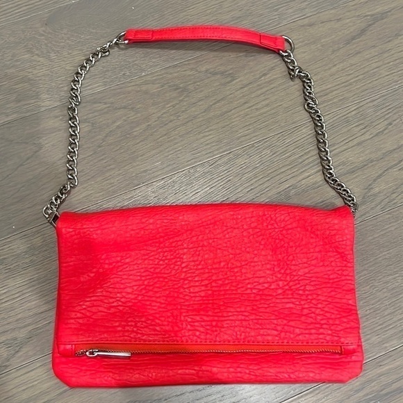 Express "Leather" Foldover Bag - Picture 1 of 5